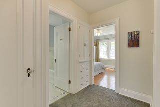 Hall with closets and built ins