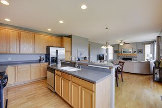 Open, light filled kitchen.