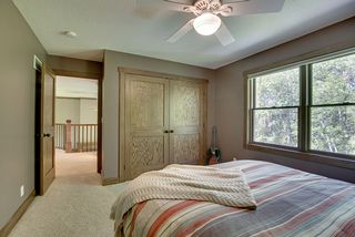 Spacious closet and bedroom area.