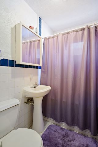 Upper unit bathroom