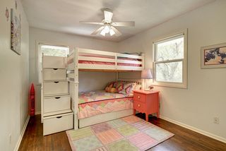 Cute setup in bedroom 3 window looks over the back yard