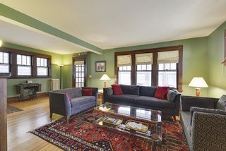 Dining room with front entrance