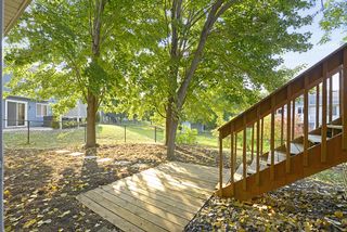 Fenced in back yard. 