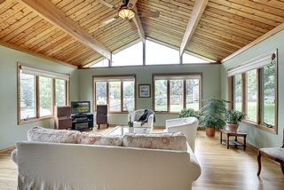 Expansive sunroom/family room.