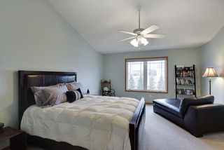 Spacious master suite with views of the neighborhood park and nearby farm...
