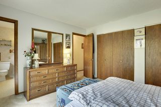 Plenty of space for a large bedroom set and storage with the two, large closets.