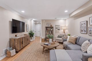 Staged lower level family room