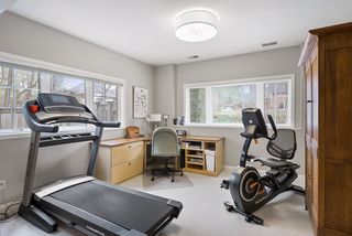 one of 2 lower level bedrooms-currently used as an exercise room and office-plenty of light