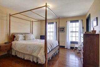 Master Bedroom with views of the front yard