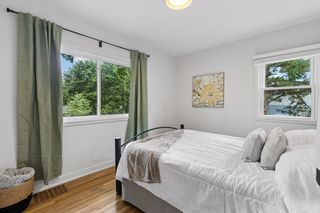 The front bedroom is a retreat in itself with great tree-filled views and the same updates you've come to expect