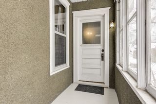 Front entrance and great porch.