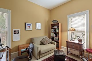 The second main floor Bedroom, currently used as an office
