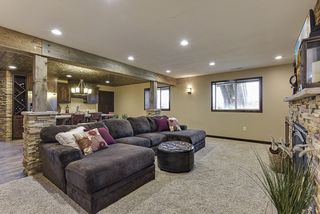  notice the rough sawn wood to wrap the beams for a bit of a modern rustic look