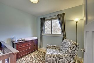 Front third bedroom, used as nursery but would make excellent office as well. 