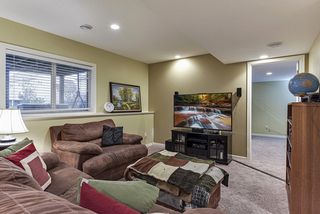 Lower level living room, lookout windows