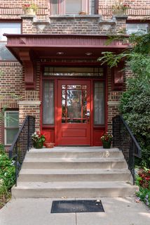 Front entry to building