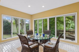 Enjoy your coffee and the view in the sunroom