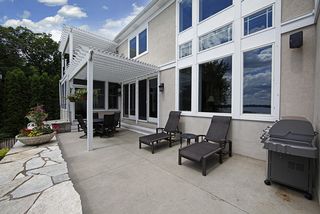 Patio area off the kitchen and great room.