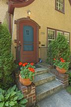 Charm! Charm! Charm! The Front Entry will remind you of an English Cottage.