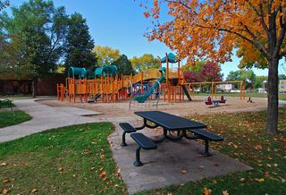 Painter Park is less than a 1/2 mile away