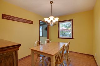 Gleaming hardwoods and newer windows in formal dining