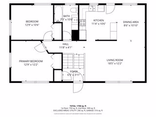 Upper-level floor plan