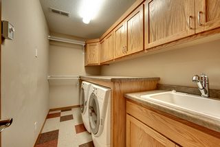 The second floor laundry is close to the bedrooms and baths.