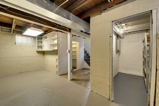 Lower level storage room.