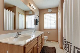 Master walk through bath with dual sinks