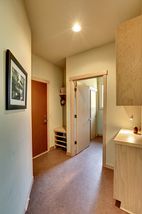 Mudroom cubbies and cabinetry provide family storage 