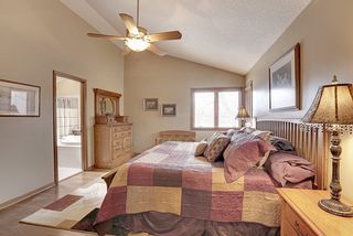 Vaulted Master Bedroom with Ceiling Fan and Light!