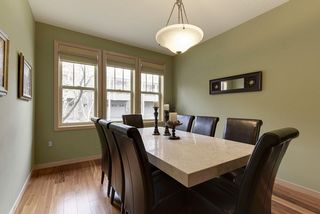 Dining space, adjoining kitchen. 
