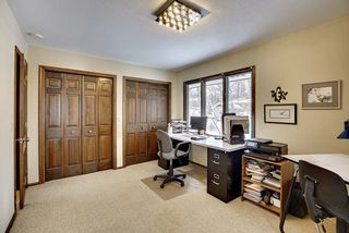 office/bedroom with large double closets