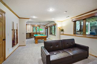 View into the Entertaining Space from the Basement Living Room