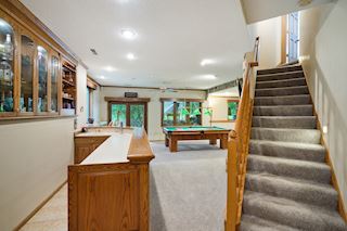 Basement Entertaining Area