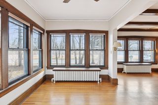main level sunroom with W River Parkway view