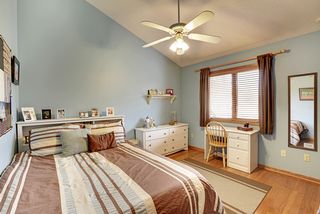 Vaulted Junior Bedroom with Ceiling Fan and Light!