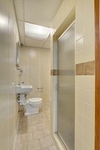 3/4 bath in lower level. 
