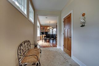 Entry area leading to dining room.