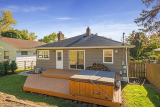 View of the Back of the House... Enjoy the Deck & Hot Tub! 