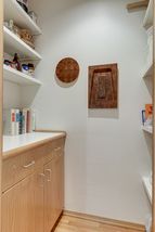 Separate pantry for lots of storage