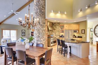 Kitchen, dining, living all in one