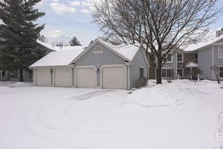 1 car garage with mechanical door and storage is located on the far left
