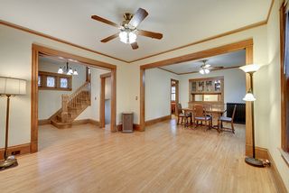 View of the large Living Room with Dining Room beyond...