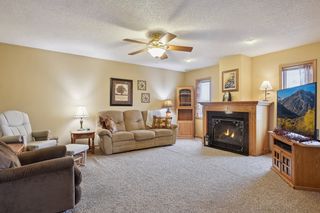 Family room with gas fireplace