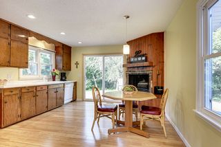 Dine in Kitchen looking out the the ample sized back yard