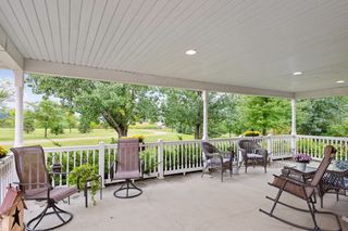 Large front covered porch