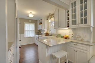 Eat in kitchen with counter seating - don't miss the wine rack.  