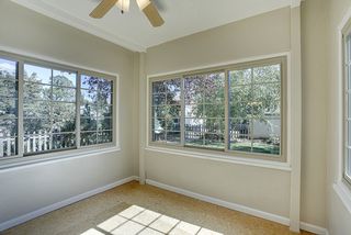 The sun porch provides relaxation space for that early morning coffee and enjoyable views of your gardens.  