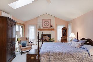 Master suite has it all ... Skylight - Fireplace - Private Deck - Fan ...
